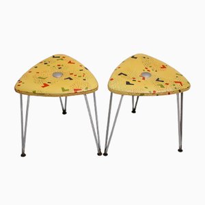 Mid-Century Viennese Stools from Guenter Talos, 1950s, Set of 2