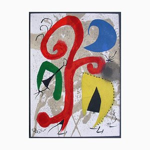 Valerio Adami, Le voyage du dessin, Lithograph for sale at Pamono