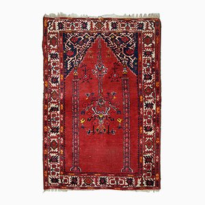 Vintage Handmade Turkish Anatolian Prayer Rug, 1940s