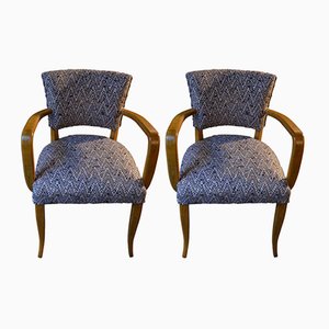 Set of Italian Bridge Chairs, 1950s