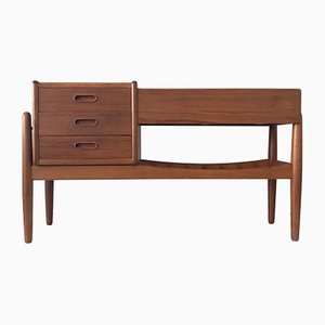 Danish Teak Commode with Planter and 3 Drawers from Vinde Møbelfabrik, 1960s
