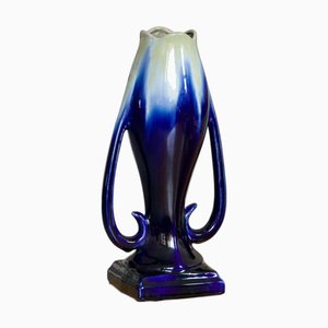 Modernist Sculptural Silver-Plated Mars Vase by Gio Ponti for