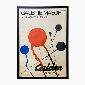 Affiche de Galerie Vintage Alexander Calder, 1960s