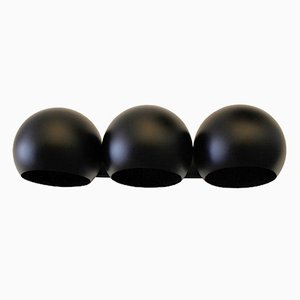 WallBalls Sconce Lacquered in Black by Juanma Lizana