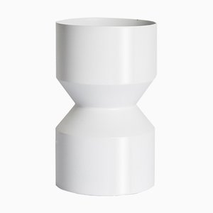 Tri-Cut Vase in White by LLOT LLOV