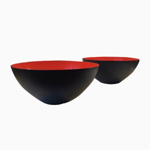Modernist Krenit Bowls by Herbert Krenchel for Torben Ørskov, 1950s, Set of 2