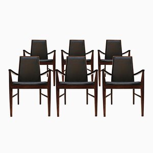 Vintage Armchairs from Dyrlund, Set of 6