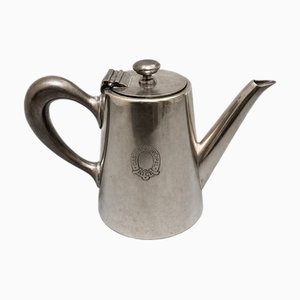 Vintage Christofle Silver-Plated Coffee Pot for Casino Municipal De Nice, 1930s
