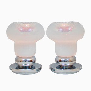 Vintage Table Lamps in Murano Glass, Set of 2