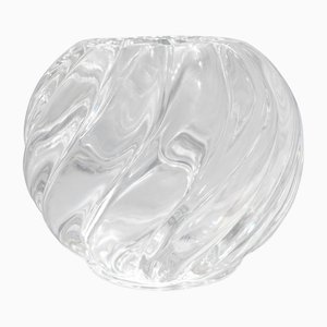 Vintage Scandinavian Crystal Candleholder from Kosta Boda, 1980s