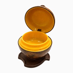 Mid-Century Modern Italian Globe Trinket Box, 1950s
