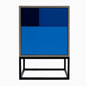 Table d'Appoint Real Bleue par Studio Deusdara