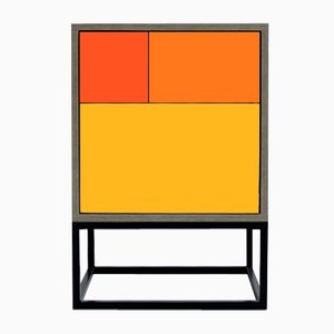 Orange Real Side Table by Studio Deusdara