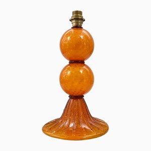 Murano Glass Sommerso · Amber Table Lamp
