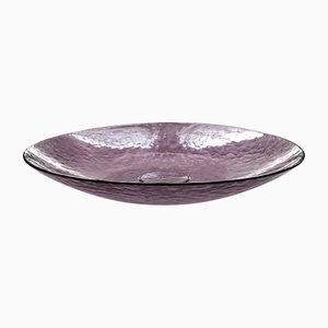 Vetrerie Manin · Purple Hammered Centrepiece