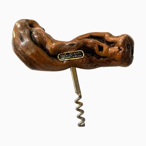 Mid-Century French Grapevine Corkscrew by Laurent Siret for Paul Etienne, 1960s