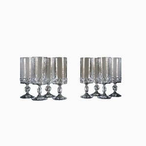 Evergreen Glasses by Claus Josef Riedel for Riedel Glas Tirol, 1960s, Set of 8