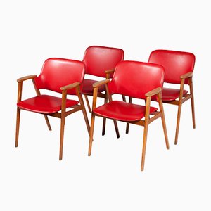 Dining Chairs by Cees Braakman for Pastoe, 1950s, Set of 4