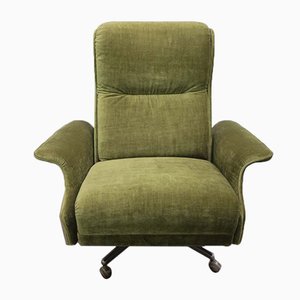 Drehbarer deutscher Vintage Sessel in Grün