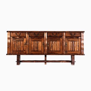 Ulmenholz Sideboard von Olavi Hänninen für Mikko Nupponen, 1960er