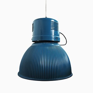 Große blaue Vintage Lampe