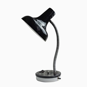 Schwarze Vintage Schreibtischlampe, 1970er