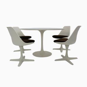 Mobilier de Salle à Manger par Maurice Burke pour Arkana, 1960s, Set de 5