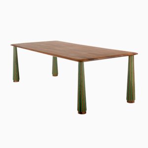Sefefo Long Table with Painted Trim by Patricia Urquiola for Mabeo