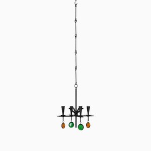 Gunnar Ander for Ystad-Metall · Four-Arm Hanging Candelabrum