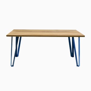 Victoria's Table with Blue Legs by Studio Deusdara