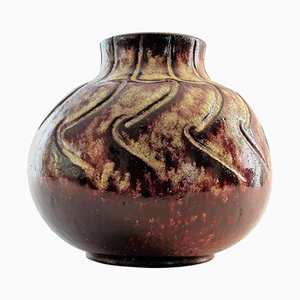 Vase en Céramique par Raphaël Giarusso pour Accolay, 1950s