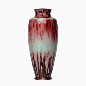 Big Blood of Beef Porzellan Vase, 1930er