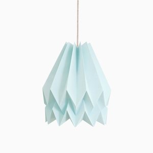 Lampe Origami Bleu Menthe par Orikomi