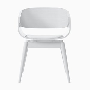 White 4th Armchair with Soft White Seat by Almost
