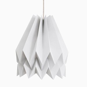 Lampe Origami PLUS Gris Clair par Orikomi