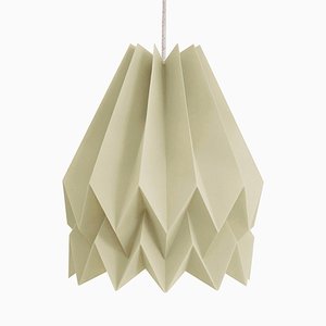 PLUS Plain Light Taupe Origami Lamp by Orikomi