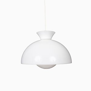Vintage Pendant Lamp in Acrylic Glass and Glass by Castiglioni