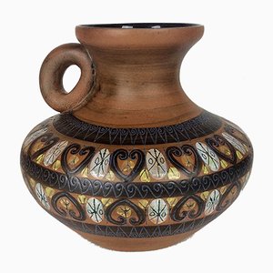Vaso vintage in ceramica di Jean De Lespinasse, anni '50