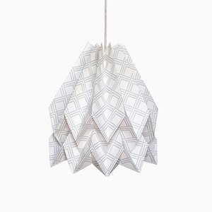 Kayapó Light Grey Origami Lamp by Orikomi