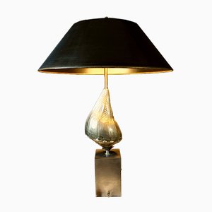 Lampe de Bureau Shell par Jaques Charles pour Maison Charles, 1960s