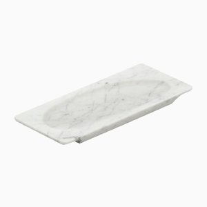 Veneri Dish in White Carrara Marble by Emmanuel Gallina for Pietre di Monitillo