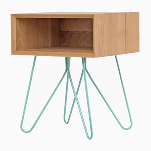 Table d'Appoint Nove Bleue par Mendes Macedo pour Galula