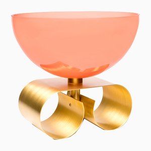 Small Parure I Glass Bowl in Pink by Cristina Celestino for Paola C.