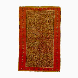 Tapis Berbère Jaune Safran & Rouge Vintage