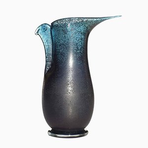 Vase Barbarico en Verre Murano par Ercole Barovier, 1970s