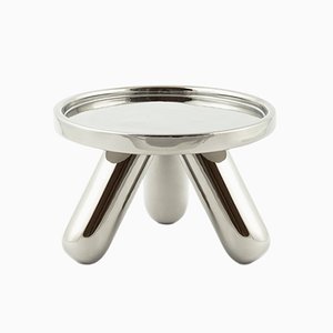 Alzata Gambino piccola in ceramica platino di Aldo Cibic per Paola C.