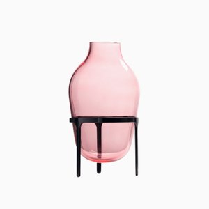 Large Titus I Pink Glass Vase by Jaime Hayon for Paola C.