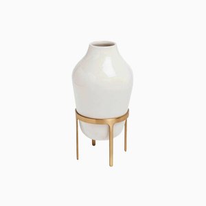 Small Titus III White Ceramic Vase by Jaime Hayon for Paola C.