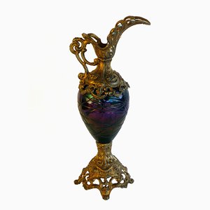 Austrian Art Nouveau Glass Vase from Loetz