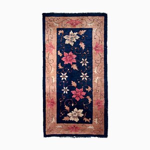 Antique Handmade Chinese Art Deco Rug, 1920s